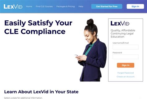 lexvid login|lexvid mcle courses sign in.